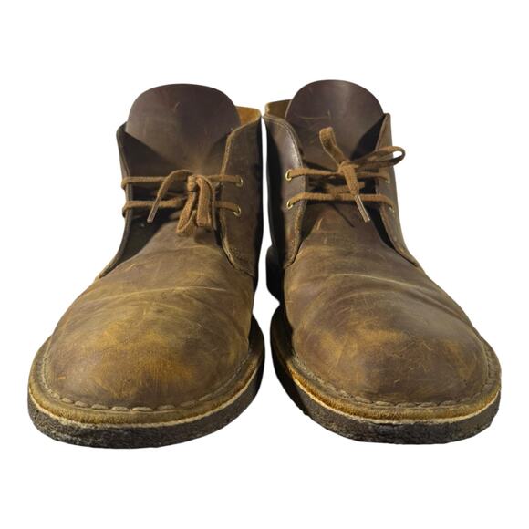 Clarks Men's Bushacre 2 Casual Chukka Boot Beeswax Brown Size 11 - Picture 3 of 11